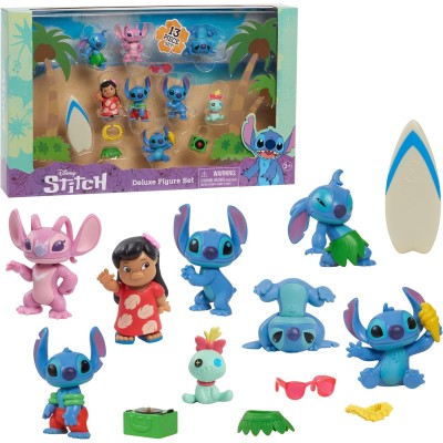 Giochi Preziosi TTC00000 Stitch Set Personaggi Lilo e Stich da 5cm con pose differenti e accessori