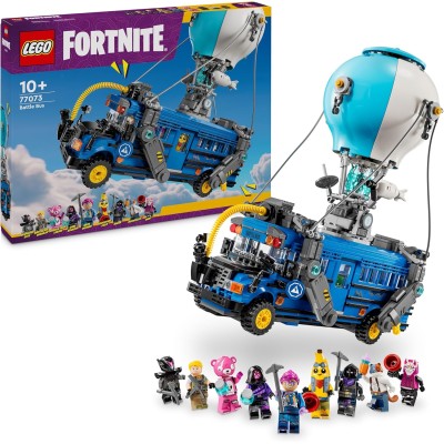 LEGO Fortnite 77073 Bus della Battaglia Autobus da Costruire con 10 Personaggi e Accessori