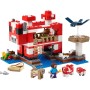 LEGO Minecraft 21270La Casa del Mooshroom con Personaggi Animali Mob e Accessori