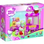 Unico Plus 8694-00HK Il Bar di Hello Kitty - Set Costruzioni con 45 mattoncini per bambini da 18mesi ai 5 anni