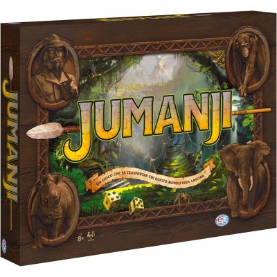 Editrice Giochi Jumanji Gioco da Tavolo di Avventura da 2 a 4 Giocatori 8+ Anni