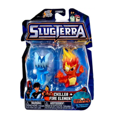 Jakks Pacific GPZ87961 Slugterra Mini Figure 2 Pack Chiller & Fire Elemental Series 4