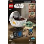 LEGO Star Wars 75403 Grogu e Carrozzina con Rana Sorgan e Minifigure di Grogu Modellino di 'Baby Yoda'