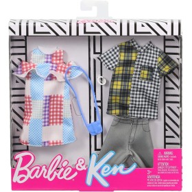 Mattel GHX72 Barbie ​Confezione Moda con 1 Outfit e 1 Accessorio Ciascuno Ken