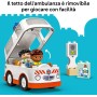 LEGO DUPLO 10447 Ambulanza e Autista con minifigure di Autista e Paziente per lo Sviluppo delle Abilità Socio-Emotive