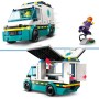 LEGO City 60451 Ambulanza di Emergenza con 2 Minifigure e accessori medici