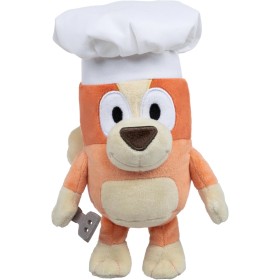 Giochi Preziosi BLY61600 Bluey Peluche 20cm di Bingo in versione Chef con cappello da cuoco Morbido E Altamente Dettagliato