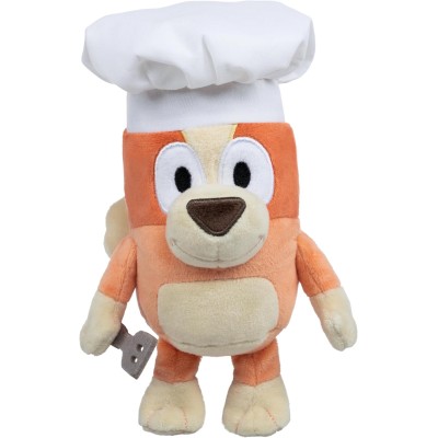 Giochi Preziosi BLY61600 Bluey Peluche 20cm di Bingo in versione Chef con cappello da cuoco Morbido E Altamente Dettagliato