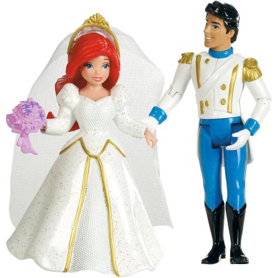 Mattel T7319 Disney Princess Fairytail Wedding Coppie da Sogno Ariel e Principe Eric