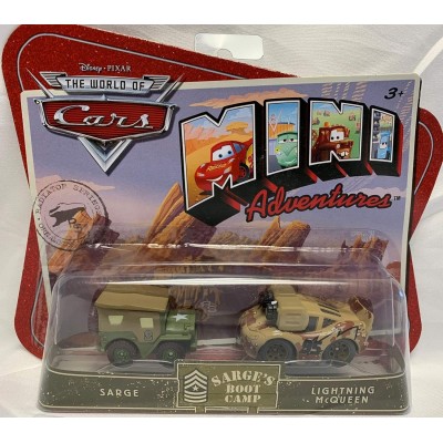 Mattel M1900 Cars Sarge Boot Camp - Sarge e Saetta McQueen