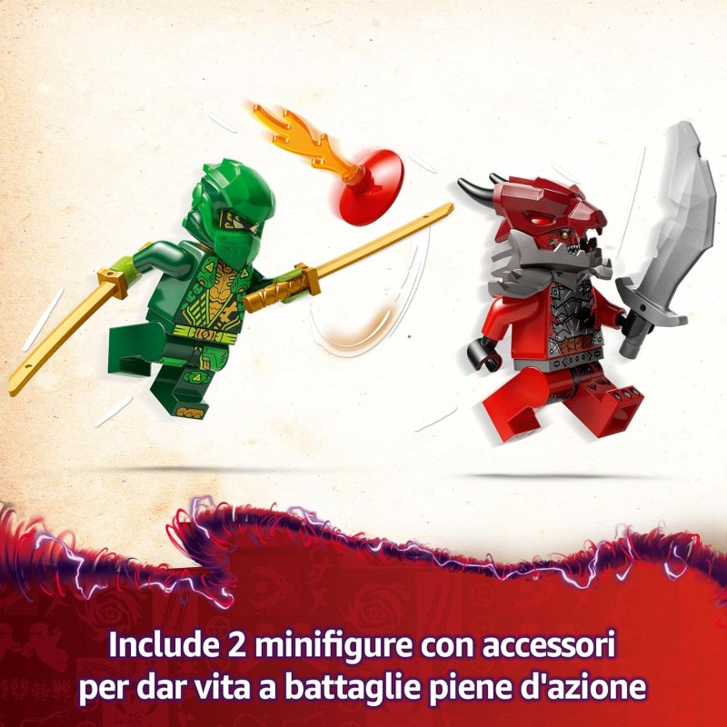 Fulmine Lame Del Tempo Ninjago Lego Ninjago 71828 Racer Pull-Back