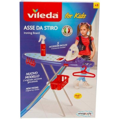 Grandi Giochi VLE03000 Vileda Asse da Stiro con Tavolo Ferro e Accessori