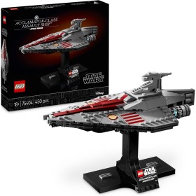 LEGO Star Wars 75404 Nave d'Assalto Classe Acclamator Modellino di Astronave da Collezione con Supporto