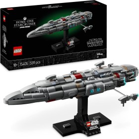 LEGO Star Wars 75405 Starcruiser Home One Modellino di Astronave da Collezione con Fregata Medica Nebulon-B