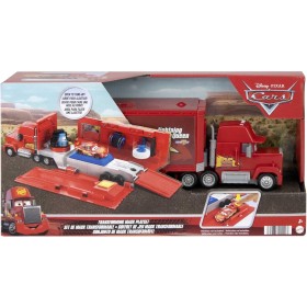 Mattel HDC75 Disney Pixar Cars Mack Trasformabile 2in1 Camion e Officina per la Messa a Punto