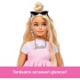 Mattel HYV27 Barbie Bambola Deluxe Style n.3 con capelli biondi abito Barbiecore rosa pastello fiocco oversize e calze a rete