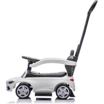 Primi Passi Cavalcabile 3 in 1 per Bambini Mercedes-Benz Coupè con Suoni e Maniglione Direzionabile