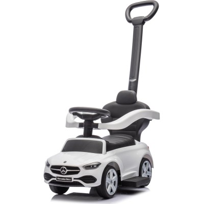 Primi Passi Cavalcabile 3 in 1 per Bambini Mercedes-Benz Coupè con Suoni e Maniglione Direzionabile