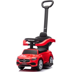 Primi Passi Cavalcabile 3 in 1 per Bambini Mercedes-Benz Coupè con Suoni e Maniglione Direzionabile