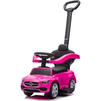 Primi Passi Cavalcabile 3 in 1 per Bambini Mercedes-Benz Coupè con Suoni e Maniglione Direzionabile