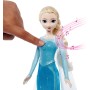 Mattel JDL58 Disney Frozen Elsa cantante con look ispirato al film bambola che canta 'All'alba sorgerò' in 4 lingue