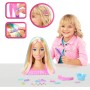 Mattel JFG81 Barbie Testa Pettinabile Deluxe capelli biondi e oltre 20 accessori per acconciature