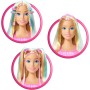 Mattel JFG81 Barbie Testa Pettinabile Deluxe capelli biondi e oltre 20 accessori per acconciature