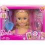 Mattel JFG81 Barbie Testa Pettinabile Deluxe capelli biondi e oltre 20 accessori per acconciature