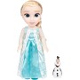 Jakks Pacific 225306 Disney Princess Elsa cantante 38cm con abiti iconici accessori e Olaf