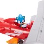 Jakks Pacific 423284 Sonic the Hedgehog Biplano Tornado con Sonic 6cm elica rotante e 6 effetti sonori