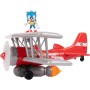 Jakks Pacific 423284 Sonic the Hedgehog Biplano Tornado con Sonic 6cm elica rotante e 6 effetti sonori