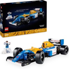 LEGO Icons 10353 Williams Racing FW14B e Nigel Mansell Modellino di Auto F1 con minifigura  Trofeo e Supporto da Esposizione