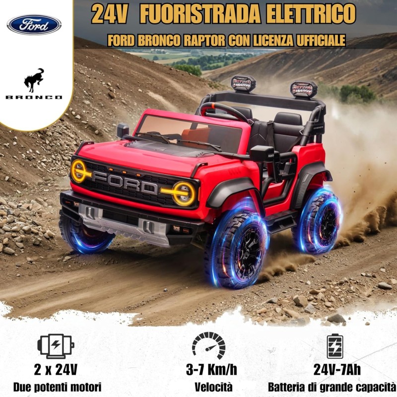 Auto Elettrica Per Bambini 12V 2 Posti Land Rover Range Rover HSE – Dai 3 Ai 7 Anni