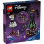 LEGO Disney 43262 Abiti di Malefica e Crudelia De Mon con Espositore Personalizzabile 2 Mini Bamboline e 2 Animali