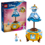 LEGO Disney Princess 43266 Abito di Cenerentola con Espositore Personalizzabile Mini figure di Cenerentola e Gus