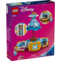 LEGO Disney Princess 43266 Abito di Cenerentola con Espositore Personalizzabile Mini figure di Cenerentola e Gus