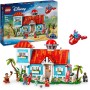 LEGO Disney Casa sulla Spiaggia di Lilo e Stitch Modellino con 6 Stanze Osservatorio Astronave e 5 Minifigure