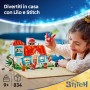 LEGO Disney Casa sulla Spiaggia di Lilo e Stitch Modellino con 6 Stanze Osservatorio Astronave e 5 Minifigure