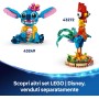 LEGO Disney Casa sulla Spiaggia di Lilo e Stitch Modellino con 6 Stanze Osservatorio Astronave e 5 Minifigure