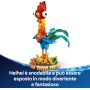 LEGO Disney 43272 Vaiana 2 Heihei Modello di Animale con Parti Snodabili e Espositore