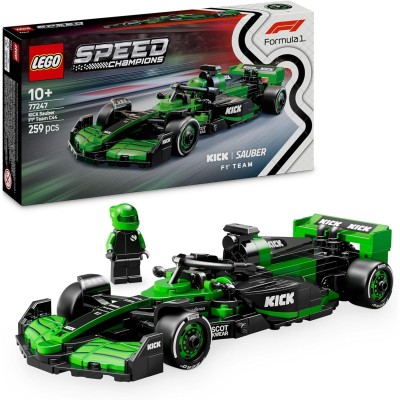 LEGO Speed Champions 77247 Auto da Corsa KICK Sauber F1 Team C44 Macchina con Minifigura Pilota Formual 1