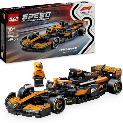 LEGO Speed Champions 77251 Auto da Corsa McLaren F1 Team MCL38 Macchina con Minifigura Pilota Formula 1