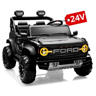 Auto Macchina Elettrica per Bambini 24V Ford Bronco Raptor Fuoristrada 2 Posti con Telecomando 0975