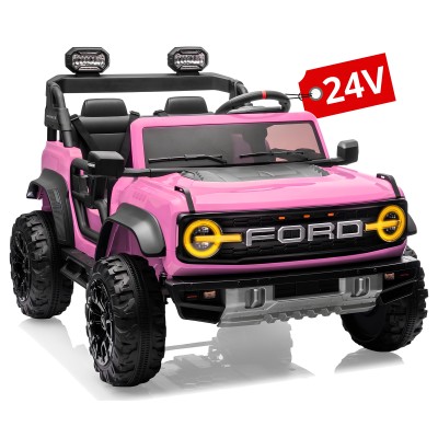 Auto Macchina Elettrica per Bambini 24V Ford Bronco Raptor Fuoristrada 2 Posti con Telecomando