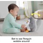 Fisher-Price HNC10 Pinguino Dolci Coccole peluche sensoriale con musica e ali che si muovono per il gioco interattivo