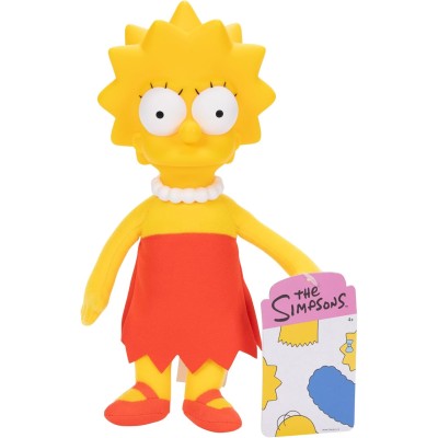 Jakks Pacific 175494 The Simpson Peluche Lisa con testa in vinile da 30cm circa