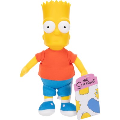 Jakks Pacific 175474 The Simpson - Peluche Bart con testa in vinile da 30cm circa