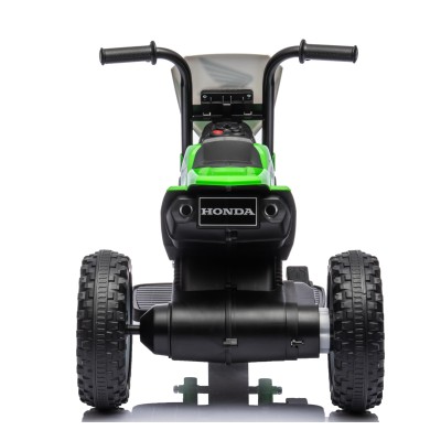 Moto Elettrica per bambini Trimoto Mini Cross Honda CRF450L - Mini Moto Triciclo 6 Volt con 3 Ruote e Suoni integrati
