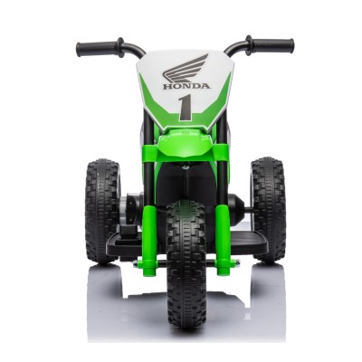 Moto Elettrica per bambini Trimoto Mini Cross Honda CRF450L - Mini Moto Triciclo 6 Volt con 3 Ruote e Suoni integrati