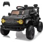 Macchina Elettrica per Bambini 12V Ford Bronco Raptor con Telecomando Cintura di Sicurezza a 3 Punti Luci a Led Bluetooth